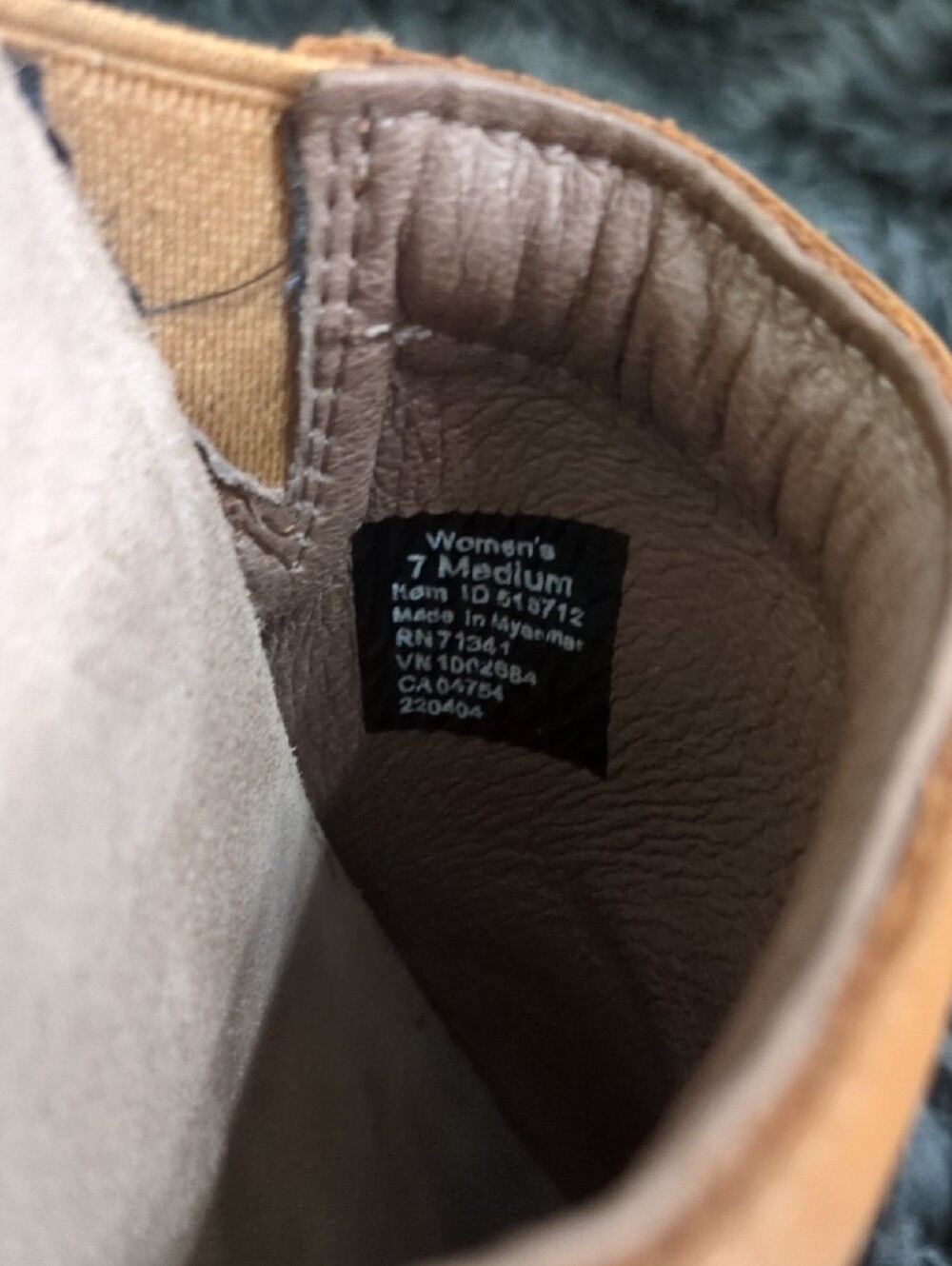 L.L.Bean Chestnut Leather Slip-On Clogs Women's Size 7 - Picture 3 of 4